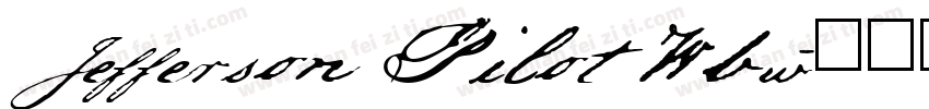 Jefferson Pilot Wbw字体转换